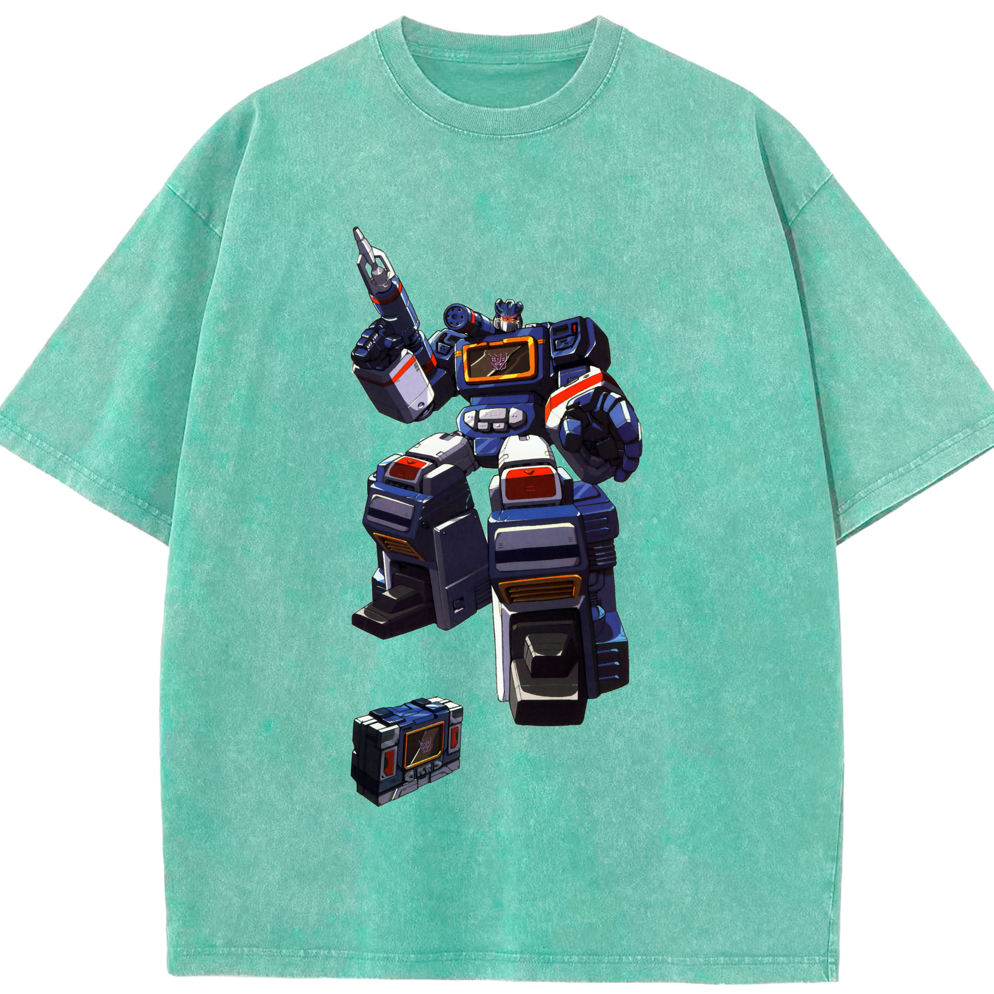 （画像用）  綿100% ヴィンテージ風 半袖Tシャツ（フロントプリント）